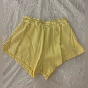 Daily Drills Super Short Monochrome Patch Lemonade Color - XS/S